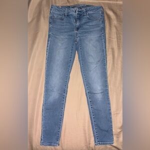 American Eagle Outfitters Light Blue Skinny Jeans